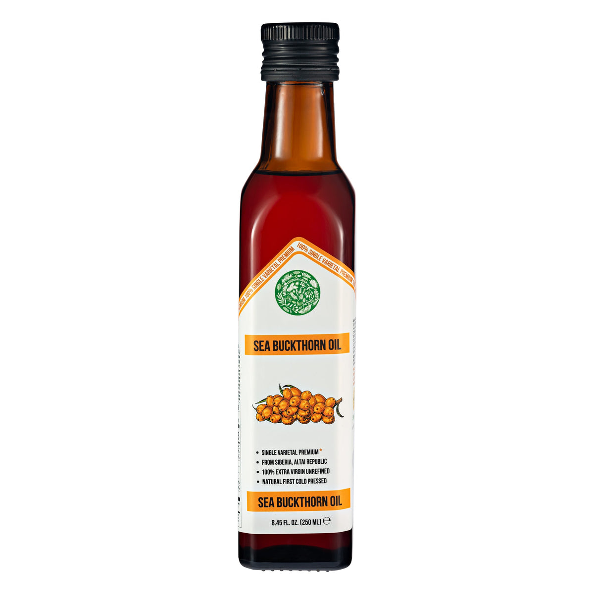 Aceite de Espino Amarillo Verde Siberiano - 250 ml Virgen Extra 