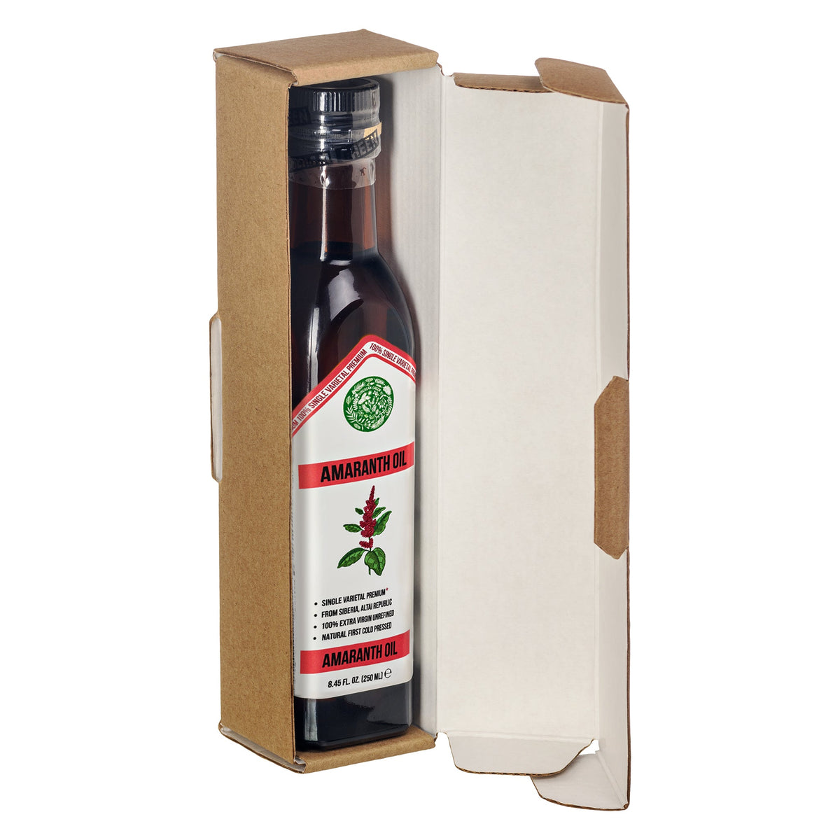 Aceite de Amaranto Verde Siberiano - 250ml Premium Prensado en Frío 