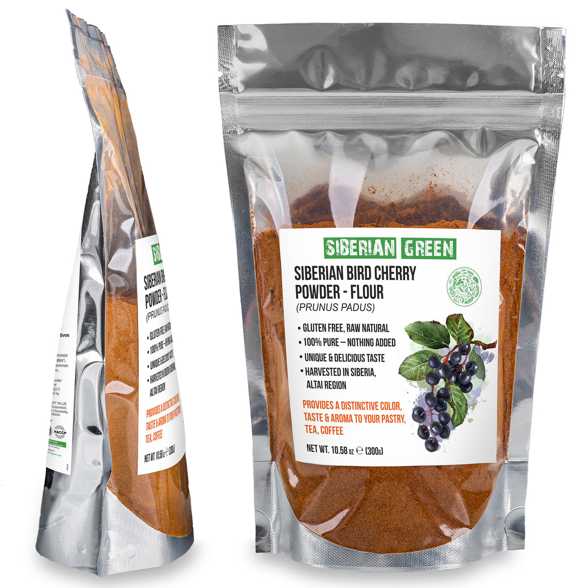 Harina de Cereza de Ave Siberiana - 300g | Arrancada de la Naturaleza y Sin Gluten