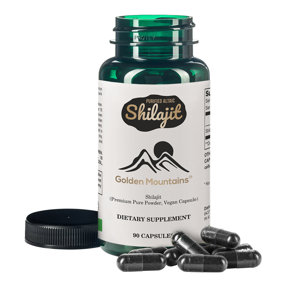 shilajit de las montañas doradas