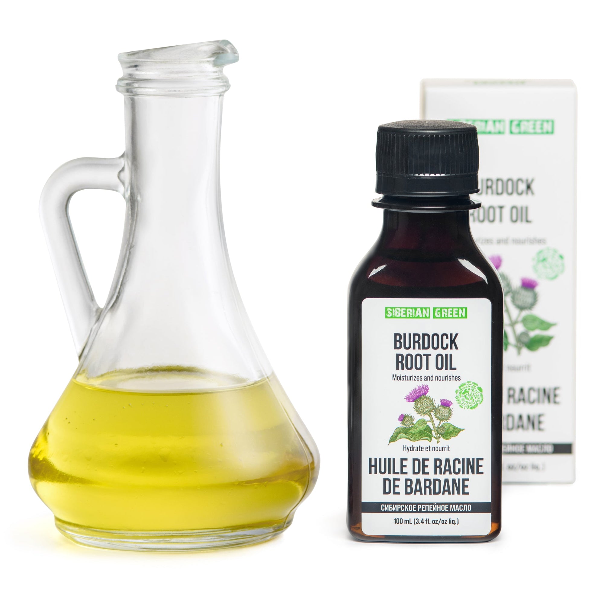 Aceite de raíz de bardana