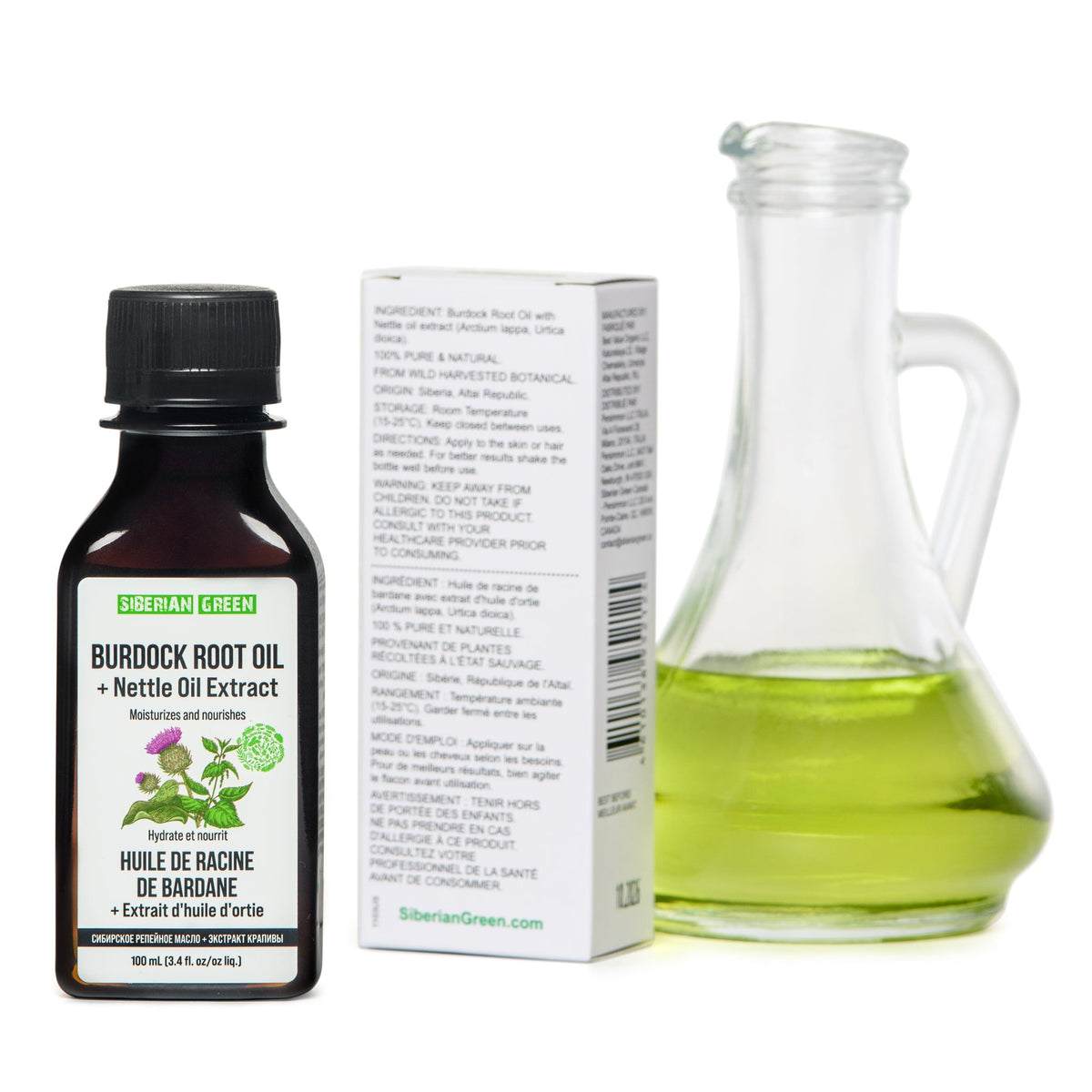 aceite de raíz de bardana