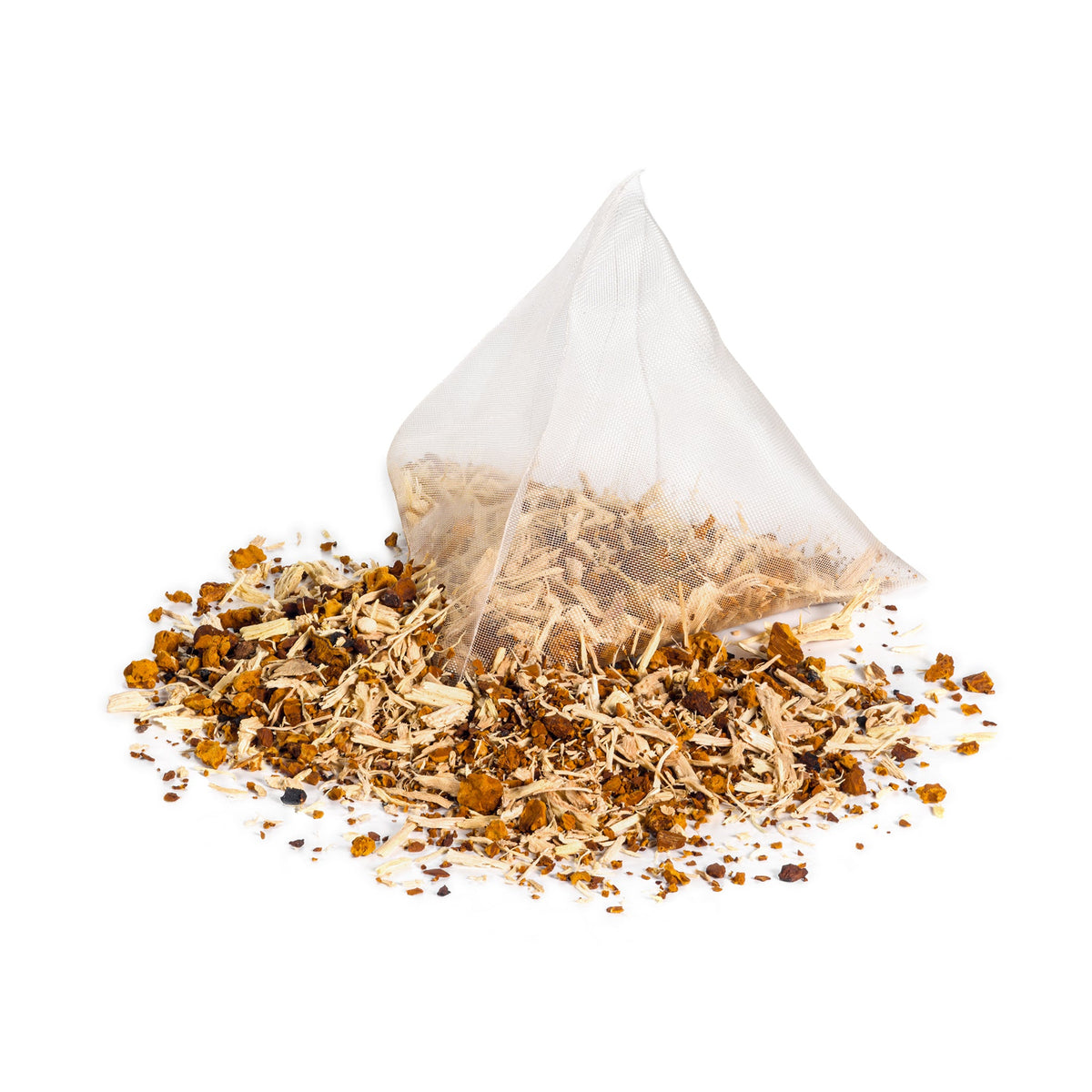 Taza de Té de Chaga con Raíz de Eleuthero