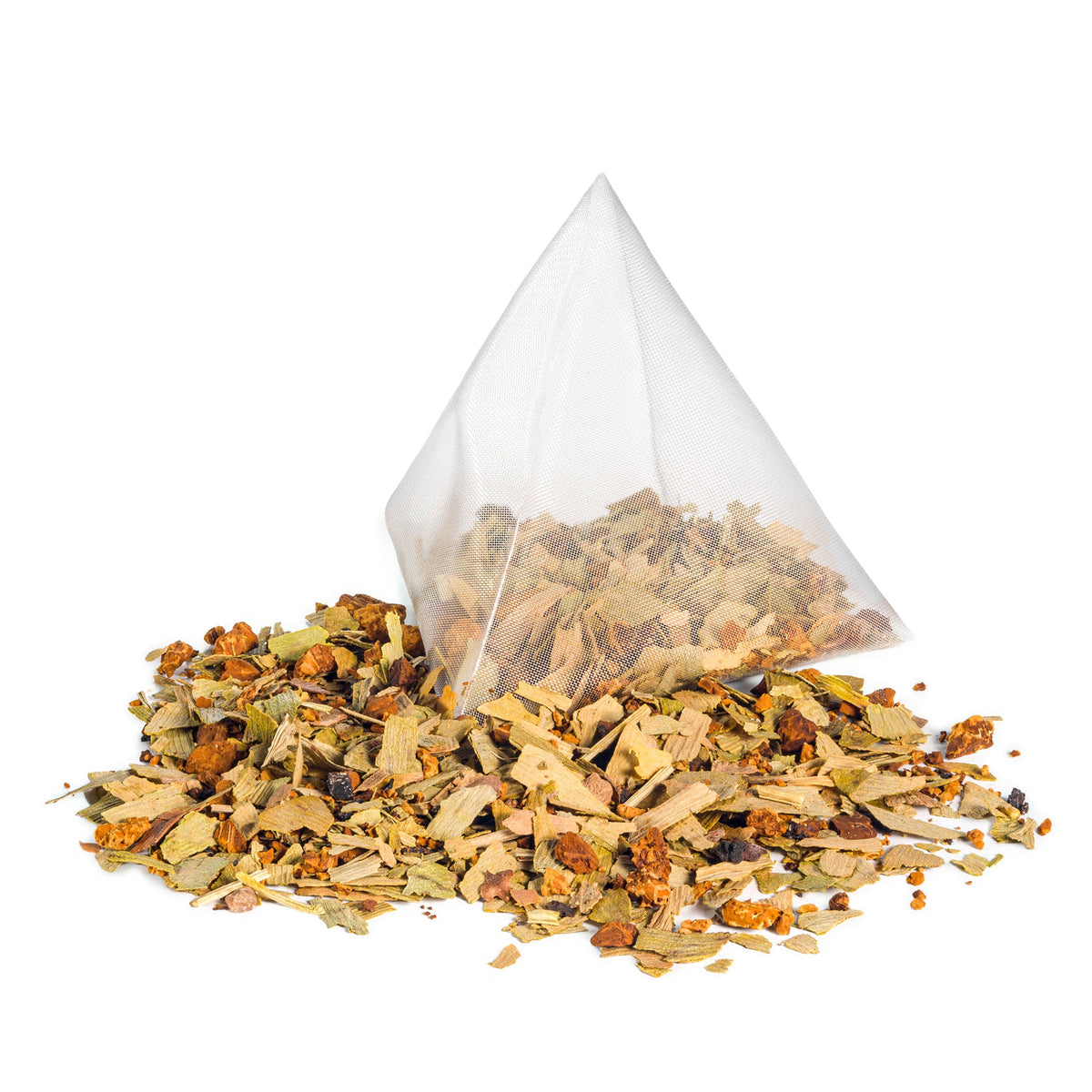 Taza de té de Ginkgo Biloba con infusión de Chaga
