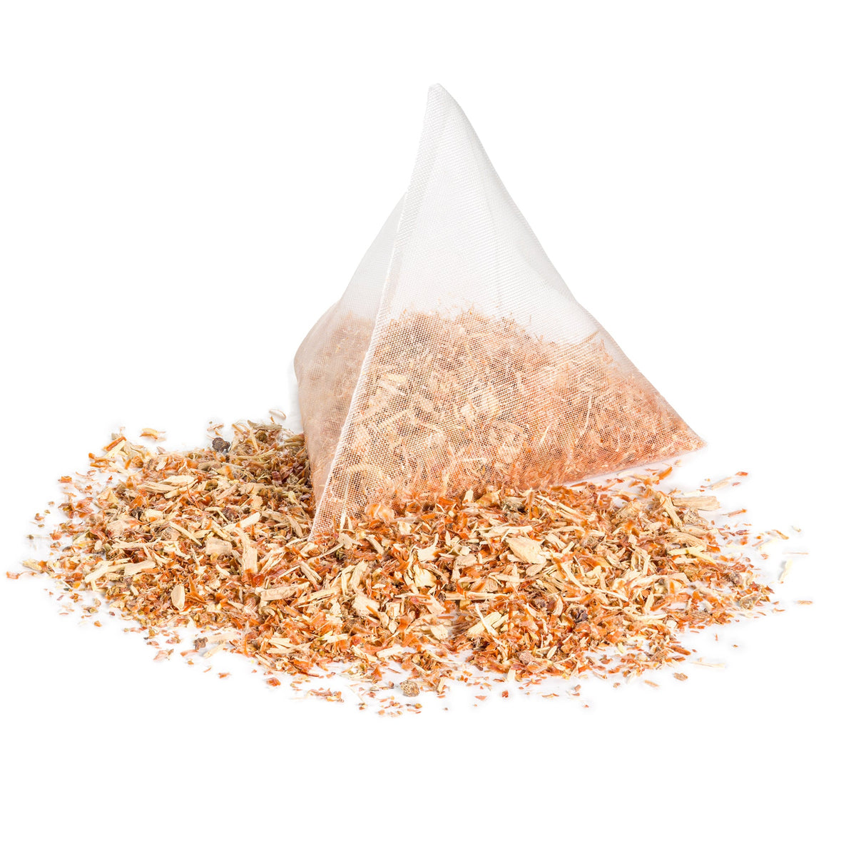 Té puro de raíz de eleuthero y brotes de pino 