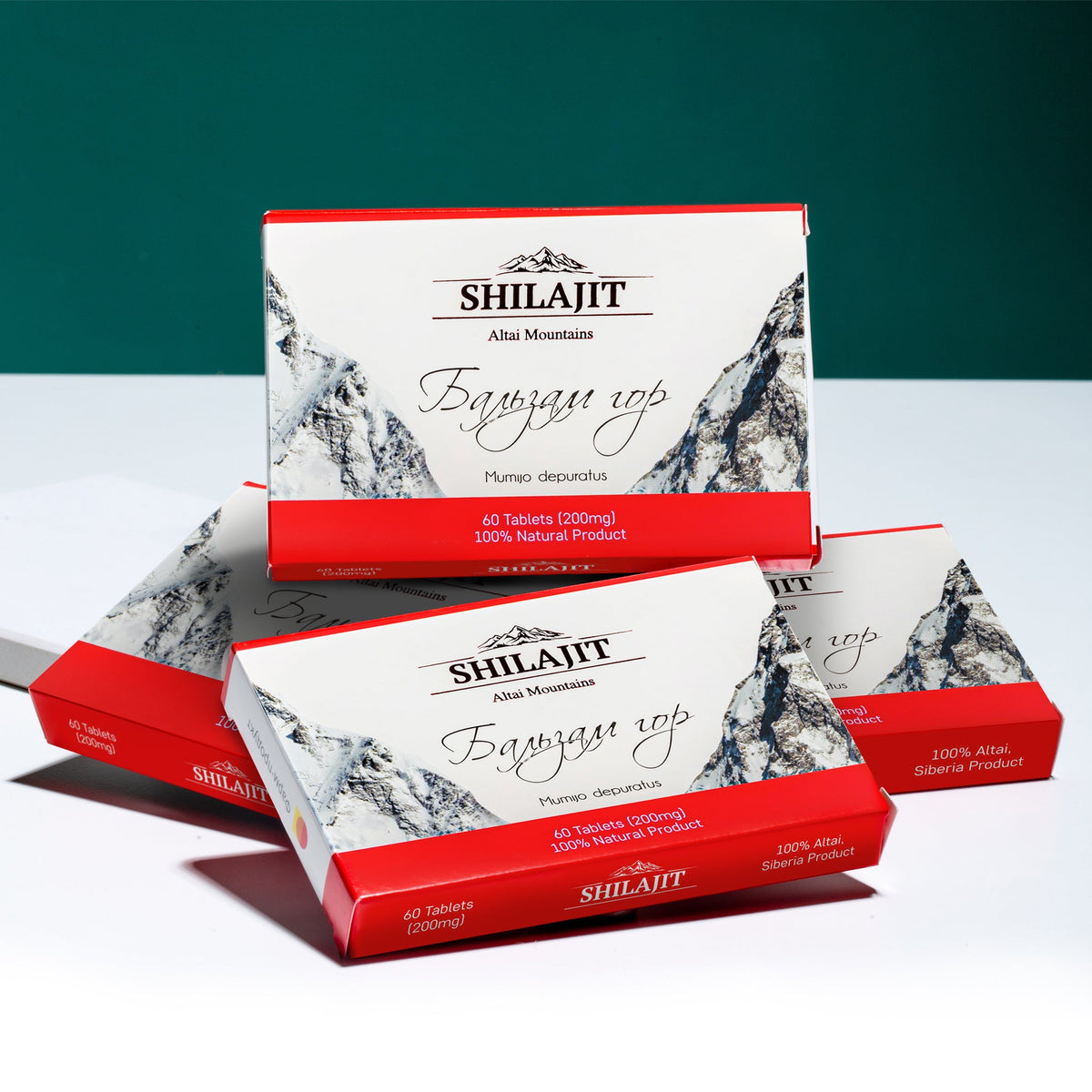 Shilajit siberiano de Altai 